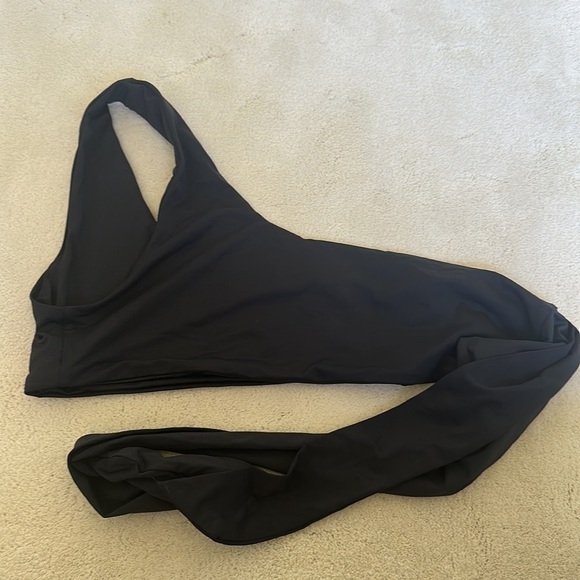 Tavik Womens Eve Wrap One Shoulder Bandeau Swim Bikini Top Size Large - Picture 12 of 12